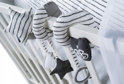 ROBA Rock Star Baby spiraal met rammelaar en spiegel voor kinderwagen en wieg