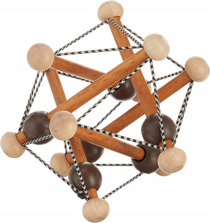 MANHATTAN TOY jouet éducatif en bois avec hochet, jouet de préhension, anneau de dentition