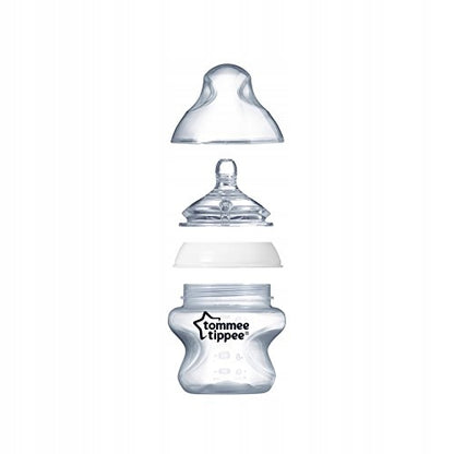 TOMMEE TIPPEE smoczek do butelki CLOSER TO NATURE 6msc+ x2 silikonowy smoczek do butelki Tommee Tippee do kaszek