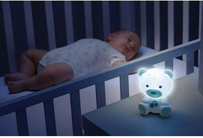CHICCO DreamLight přenosná noční LED lampička s melodiemi 11 x 14 cm