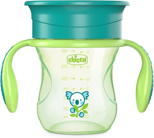 CHICCO Perfect Cup vaso antiderrame con boquilla 360 grados 200 ml 12 m+