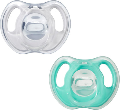 TOMMEE TIPPEE Υπερελαφριά πιπίλα καταπράυνσης x2 0-6 μηνών
