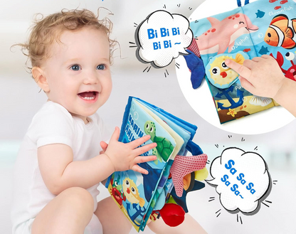 HAHALAND Marine Animals sensory book, pendant