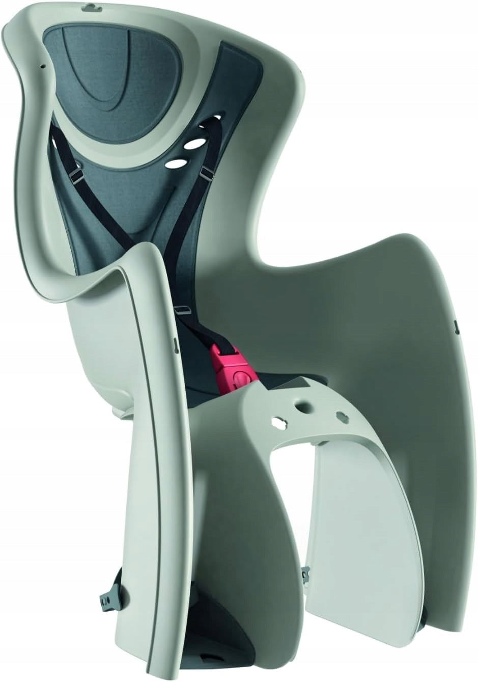 OKBABY Fastening System uchwyt do fotelika rowerowego 10+ i Baby Shield, szary uchwyt montażowy