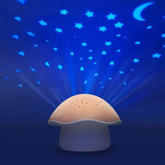 PABOBO Mushroom projecteur d'étoiles avec mélodies et capteur de pleurs CHAMPIGNON