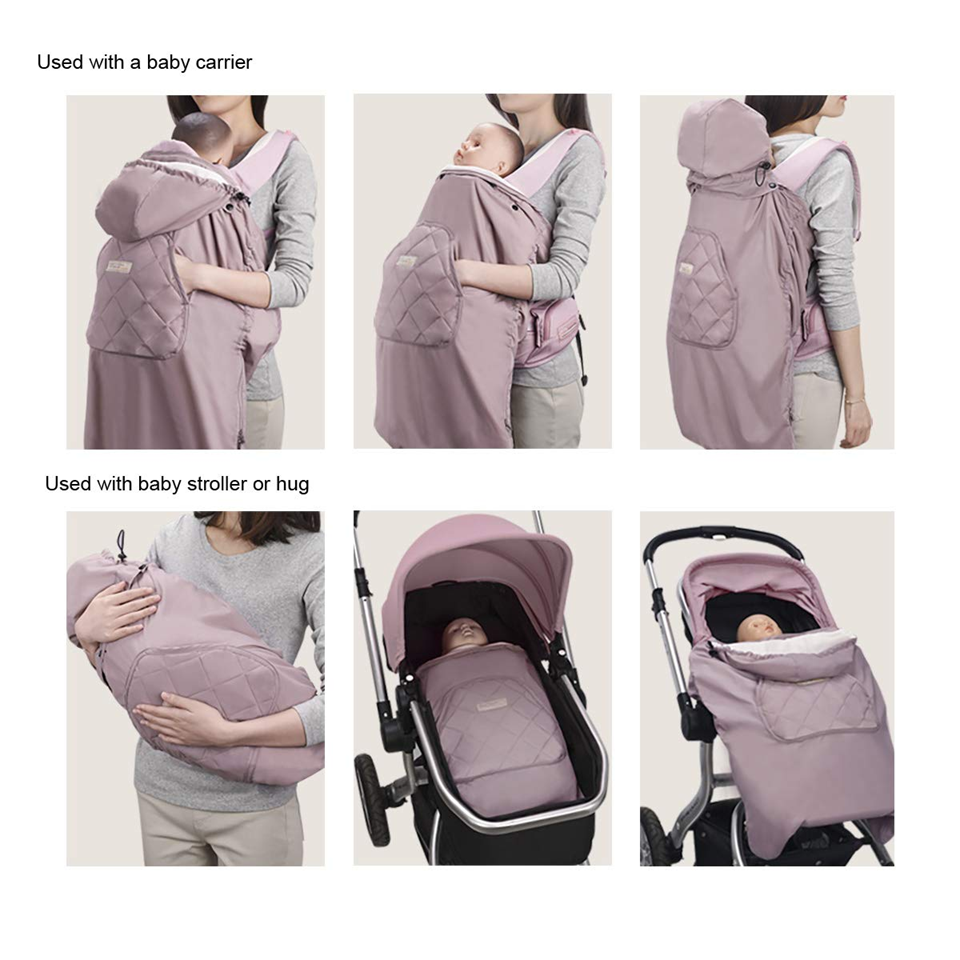 BEBAMOUR waterproof cover for carrycot, pushchair, car seat
