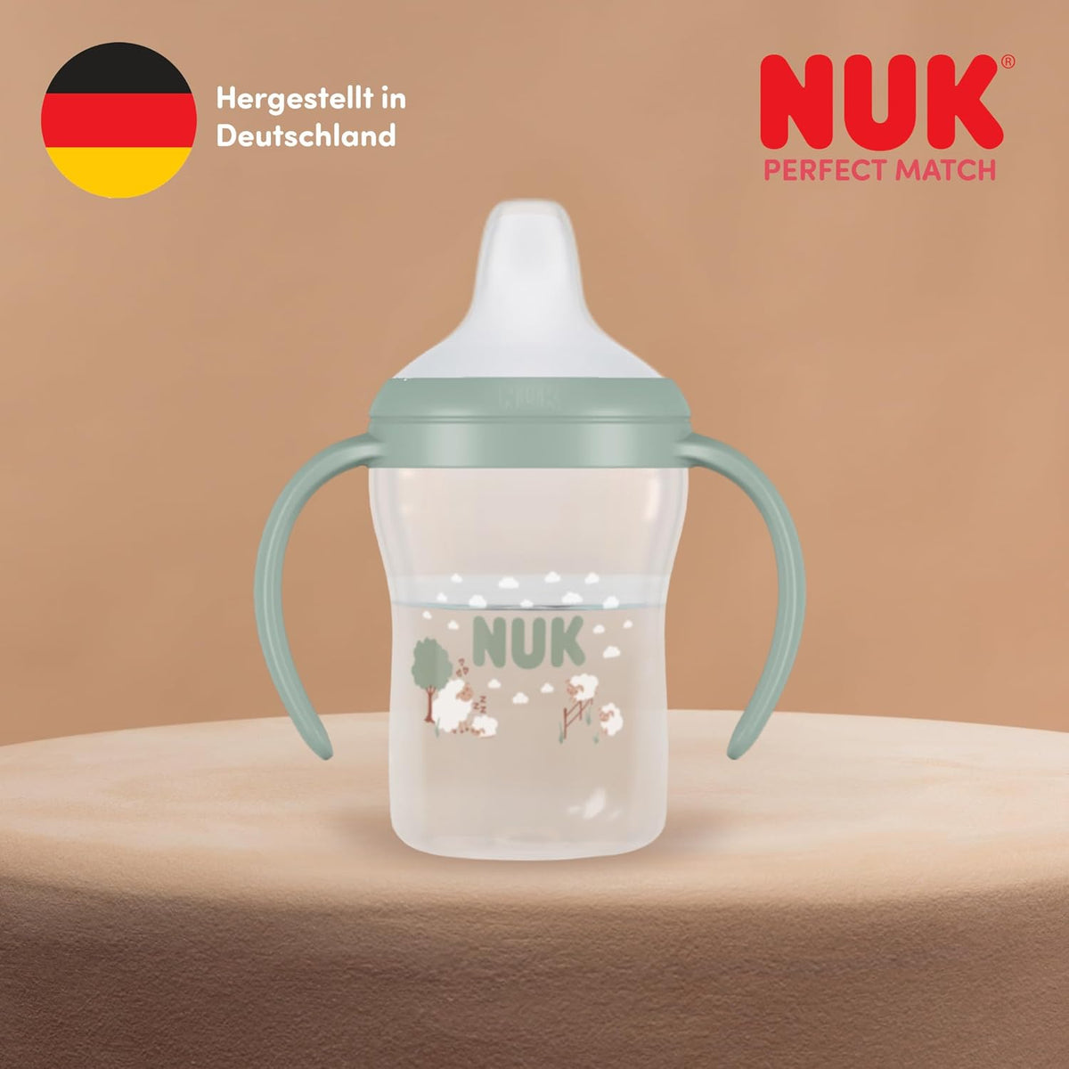 NUK Perfect Match non-spill cup 150ml 6m+ GLOWS IN THE DARK