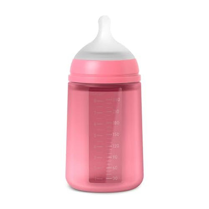 Suavinex SX Pro siliconen fles 240 ml gemiddelde doorstroming 3m+