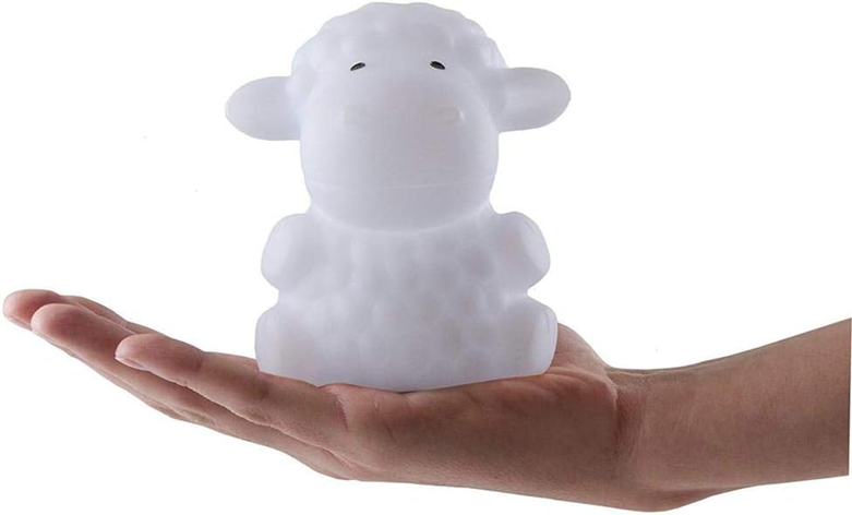MINILAND Night Sheep nachtlampje LED 5 kleuren 12,5 cm