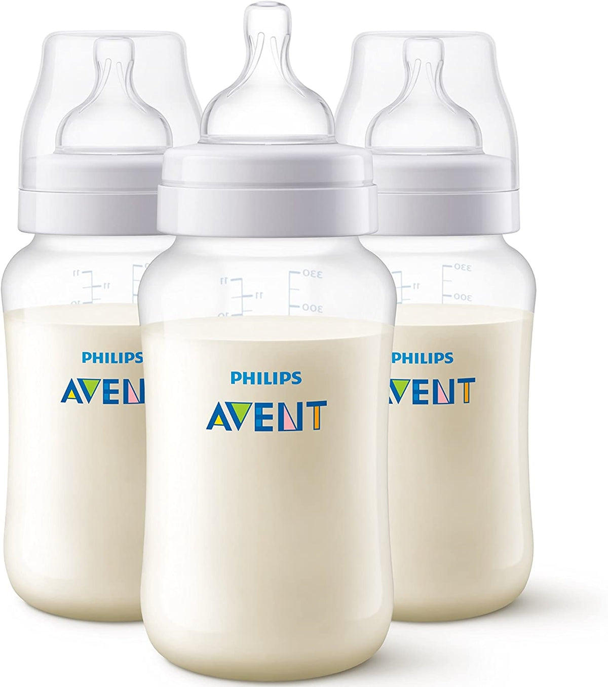 PHILIPS AVENT Anti-colic butelka 330 ml x3, zestaw 3 butelek antykolkowych dla noworodka BPA free