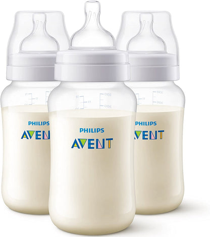 PHILIPS AVENT Anti-colic butelka 330 ml x3, zestaw 3 butelek antykolkowych dla noworodka BPA free
