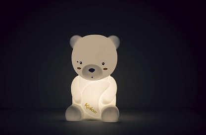 KALOO lampada notturna LED in silicone 3 colori 18 cm ORSO