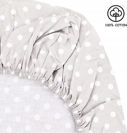 LOVELY HIPPO cearșaf cu elastic x2 + saltea impermeabilă Next2Me 83X50
