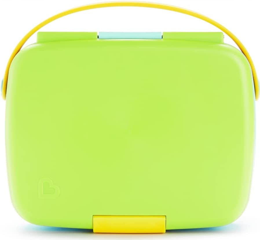 MUNCHKIN Bento Box boîte à déjeuner + couverts, 5 compartiments