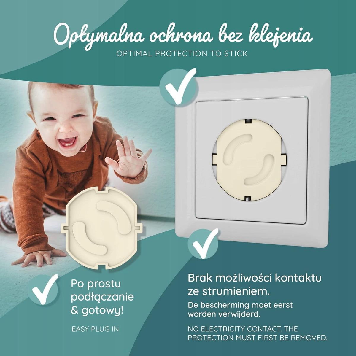 BEARTOP protection enfant pour prises électriques x1