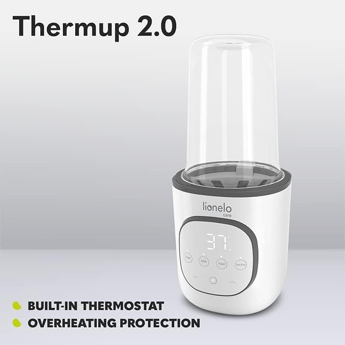 LIONELO podgrzewacz do butelek 5w1 Thermup 2.0 z wbudowanym termostatem i ochroną przed przegrzaniem