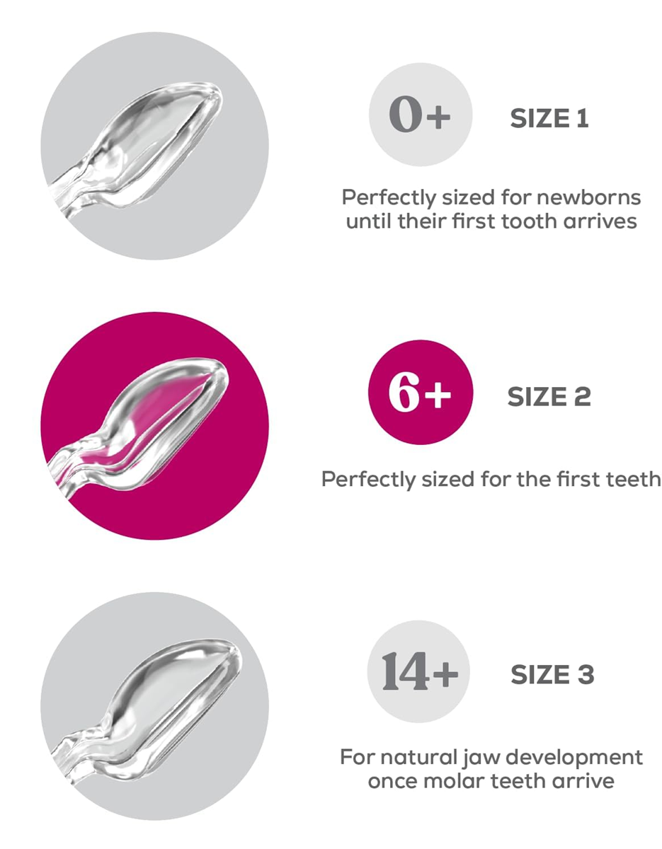DENTISTAR siliconen fopspeen 2x 6-14 maanden