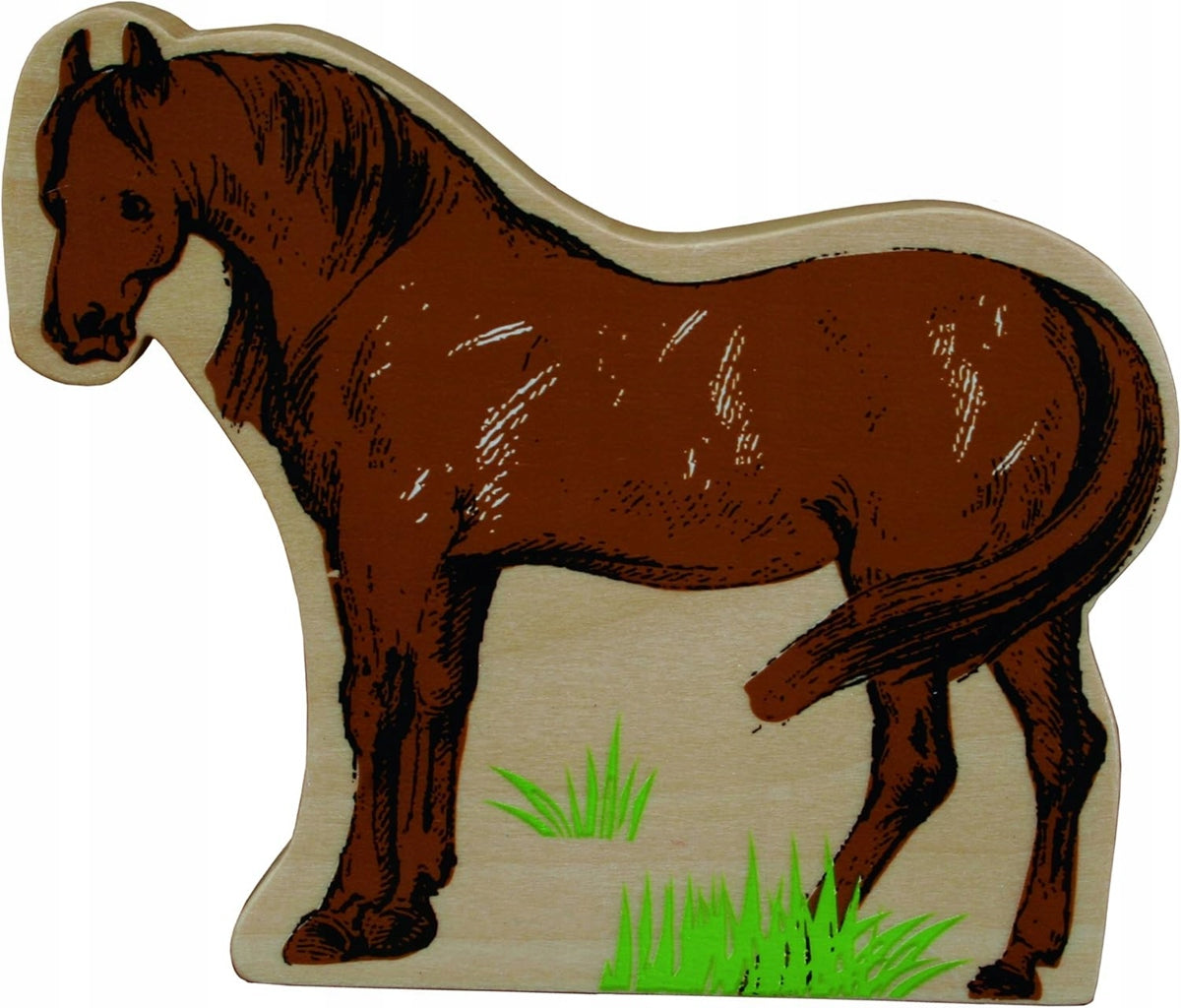 ROBA houten boerderij en 6 dieren BOERDERIJ 30,5 x 37 x 31,5 cm