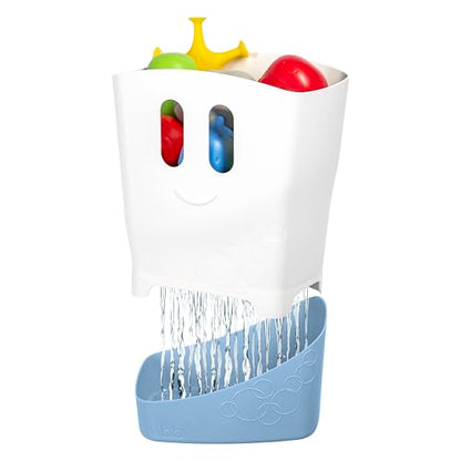 UBBI bath toy organizer with drying rack, blue