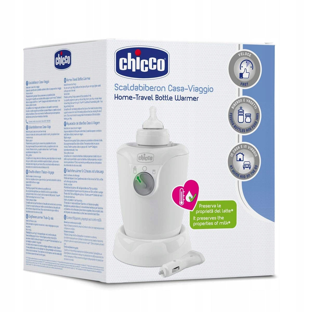 CHICCO Home Travel DRAAGBARE FLESSENWARMER