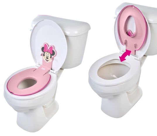 BRIGHT STARTS Flip & Sit toiletverkleiner 18 mnd.+ 23 kg DISNEY MINNIE