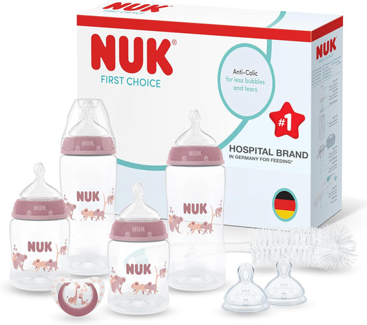 Set di biberon NUK First Choice Perfect Start 0-6 mesi, 8 pezzi