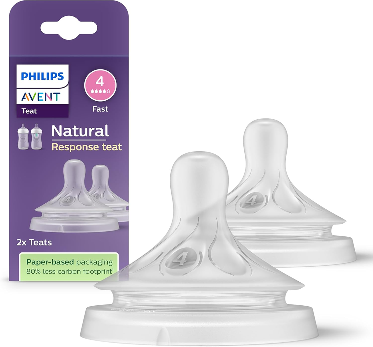 PHILIPS AVENT Natural RESPONSE cumik cumisüvegekhez 3 hónap+ 2 db