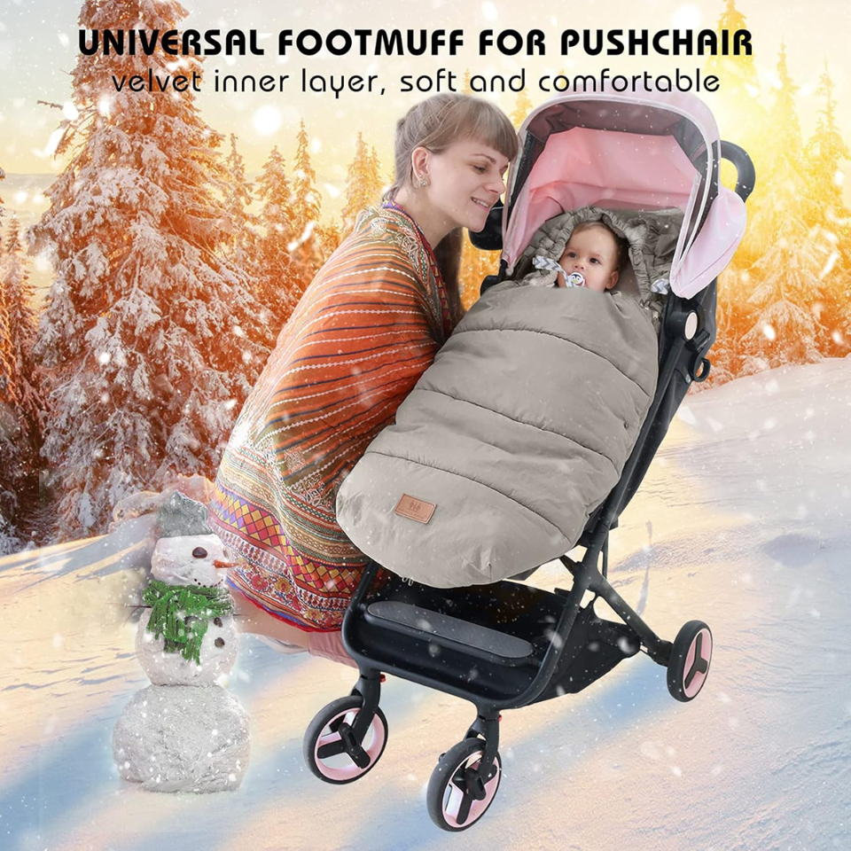 MIRACLE BABY universele voetenzak voor kinderwagens 90x48