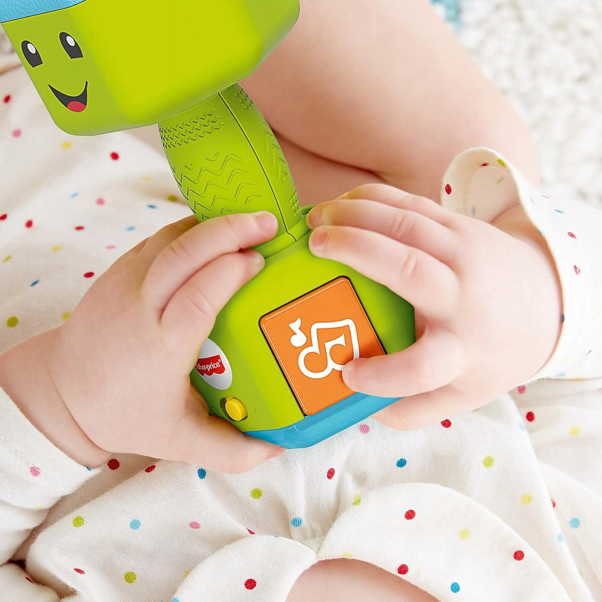 FISHER-PRICE GRF33dumbbellGerman language versionage 6 m+colour greenwidth 7 cm, length 14 cmtest batteries