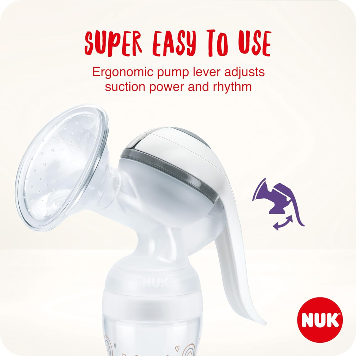NUK handkolf + Perfect Match flessen 150ml set