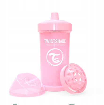 TWISTSHAKE cană anti-vărsare 360 ml 12m+ cu pai KID CUP