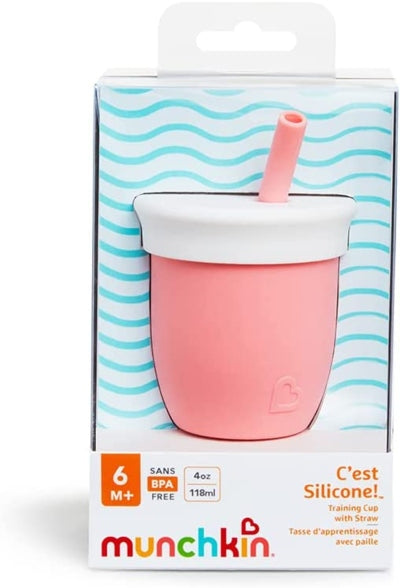 MUNCHKIN C'est Silicone! open 360 mug with a juice