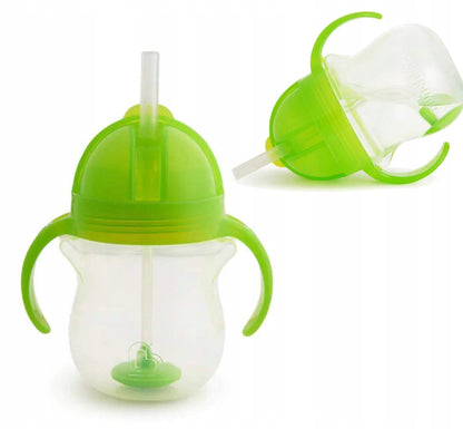 MUNCHKIN Tip&Sip cană anti-picurare 6luni+ 207ml pai ponderat