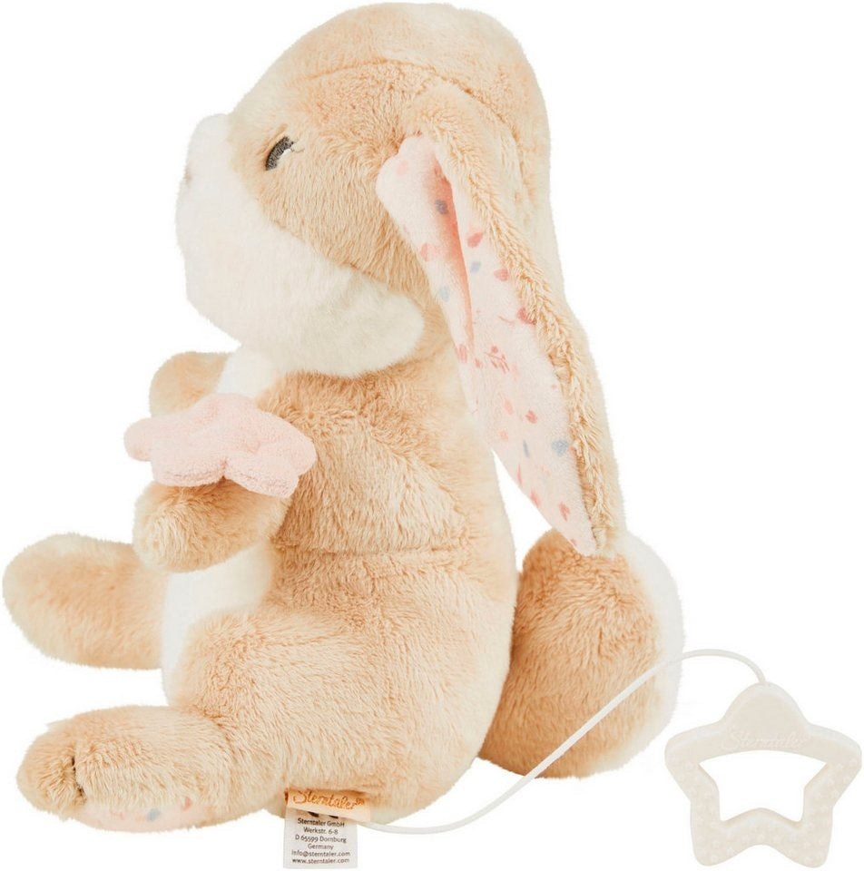 STERNTALER doudou avec boîte à musique La-Le-Lu, lapin HANNI, 22 cm
