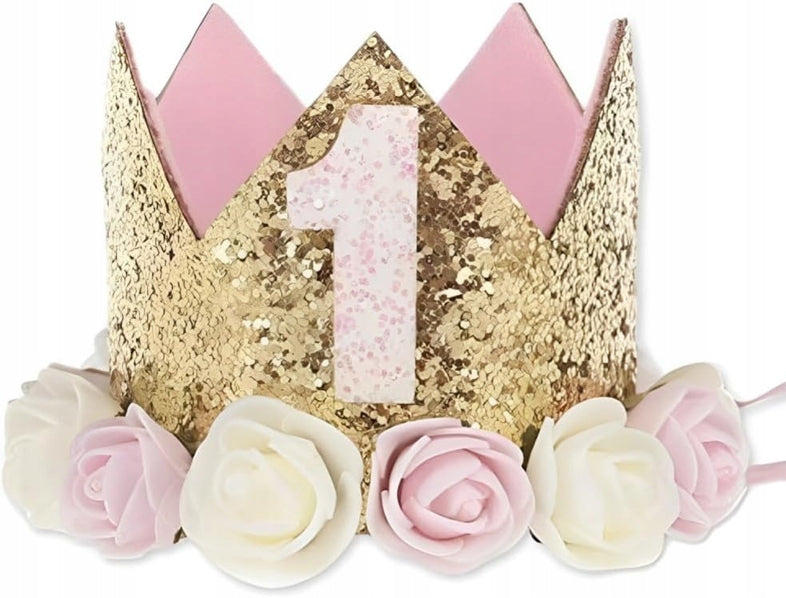 VOARGE gouden prinsessenkroon voor eerste verjaardag