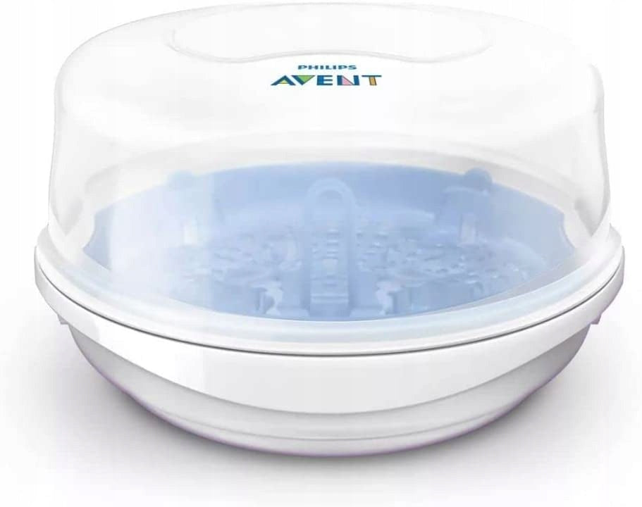 PHILIPS AVENT sterylizator mikrofalowy SCF281/02, biały, na 4 butelki, używany, dobry stan
