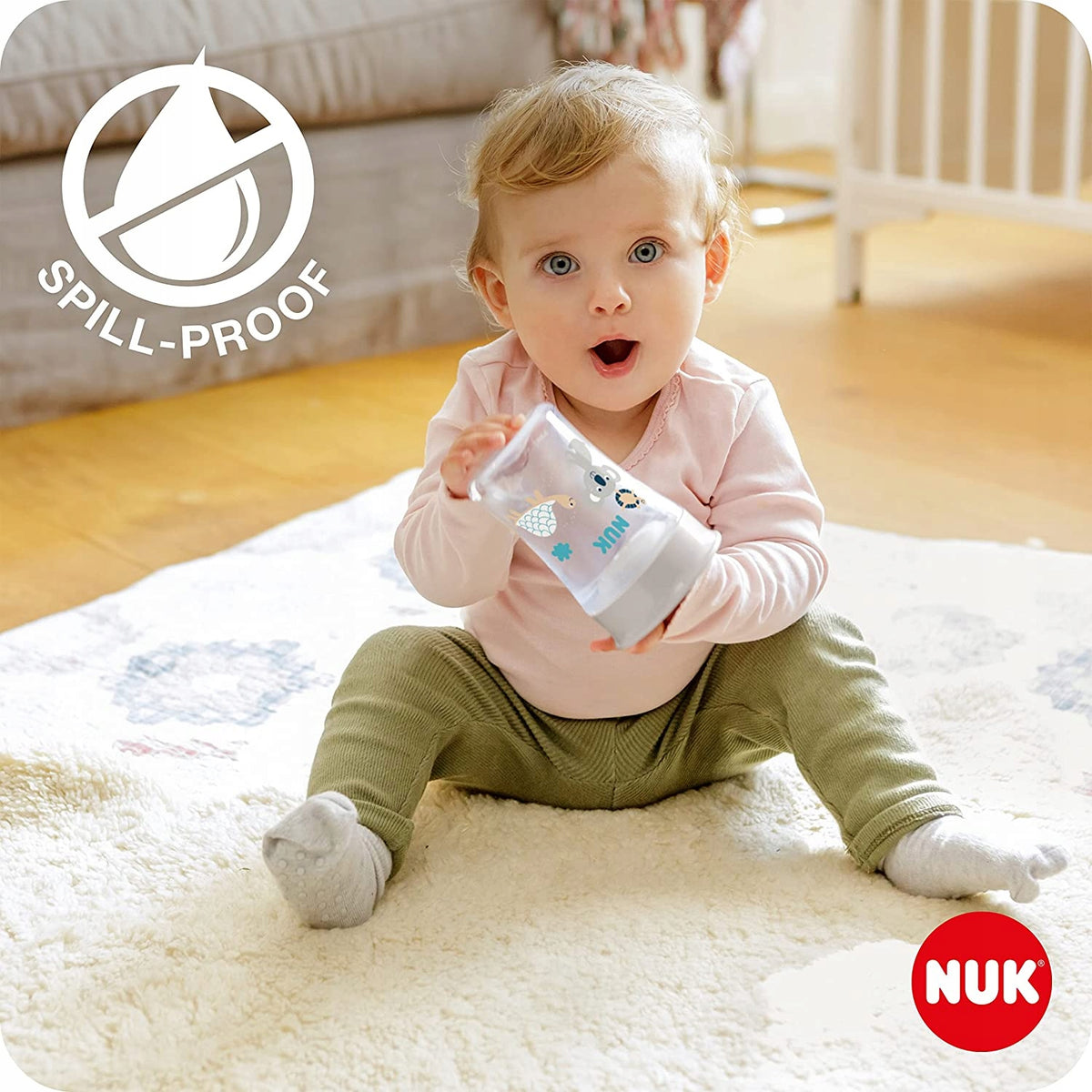 NUK Magic Cup GOBELET ANTI-FUITE bec 360° 230 ml