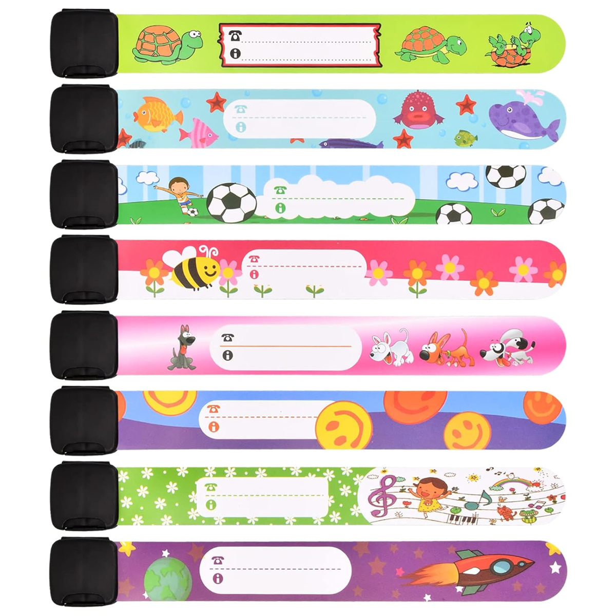 waterdichte SOS-armbandjes voor kinderen 8 stuks
