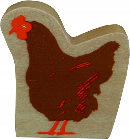 ROBA houten boerderij en 6 dieren BOERDERIJ 30,5 x 37 x 31,5 cm