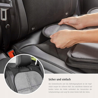 REER TravelKid MaxiProtect podkładka pod fotelik samochodowy, antypoślizgowa ochrona tylnej kanapy przed zabrudzeniami