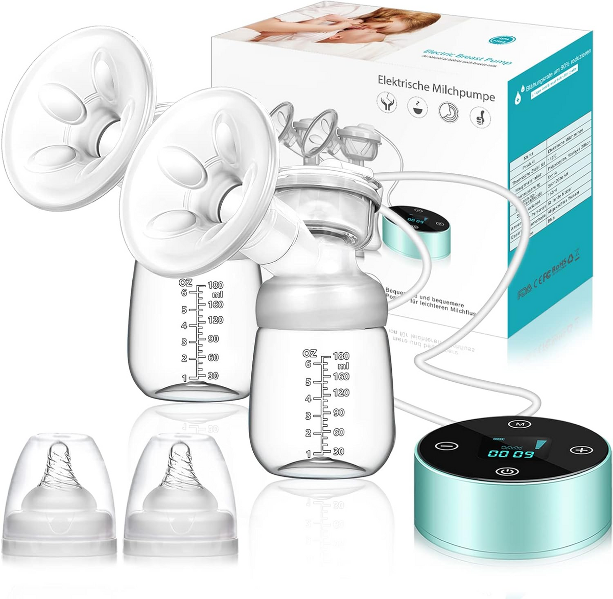PiAEK electric double breast pump