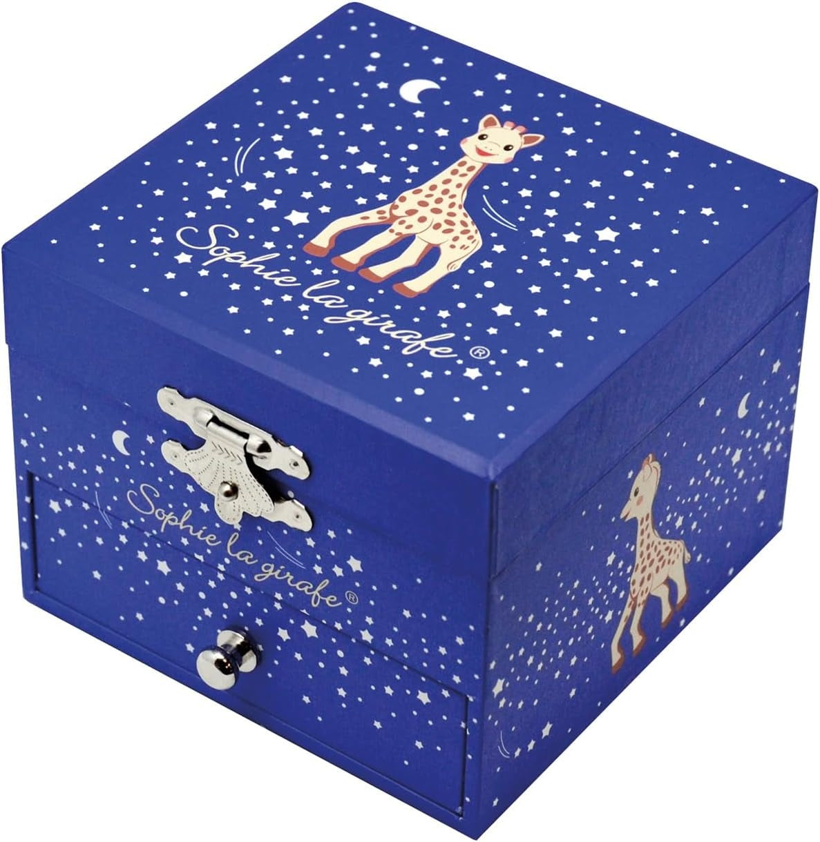 TROUSSELIER opschroefbare glow-in-the-dark muziekdoos SOPHIE LA GIRAFE
