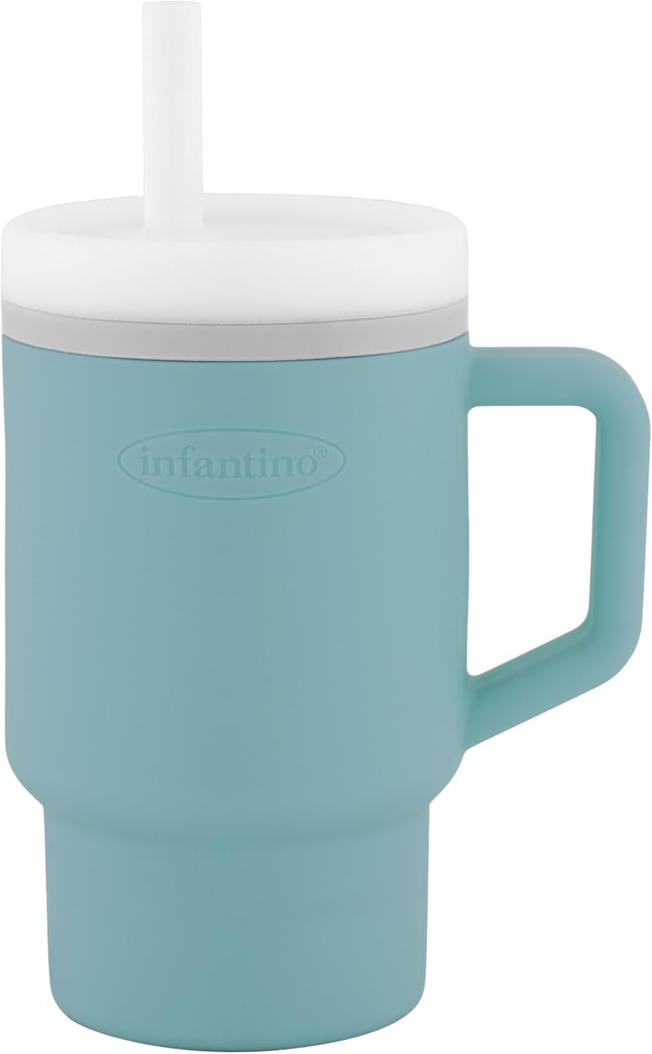 INFANTINO My 1st Tumbler siliconen anti-lek beker met tuit 266 ml 6 m+