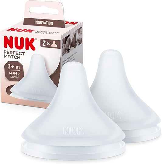 NUK Perfect Match flesspeen M medium flow 3 m+