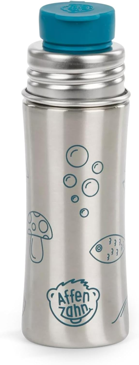 AFFENZAHN bouteille en acier pour boissons froides 330 ml 18 cm