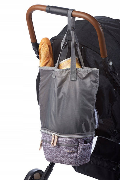 BEABA Biarritz Jungle tas 2-in-1 voor kinderwagen en schouder