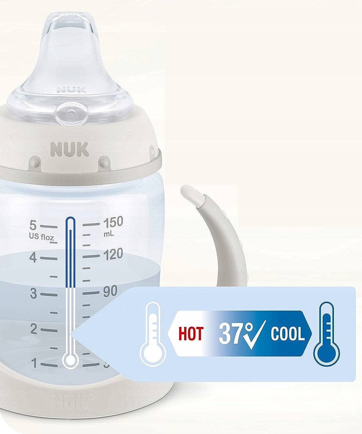 NUK First Choice+ FĽAŠA 150 ml 0-6 m cumlík M indikátor teploty