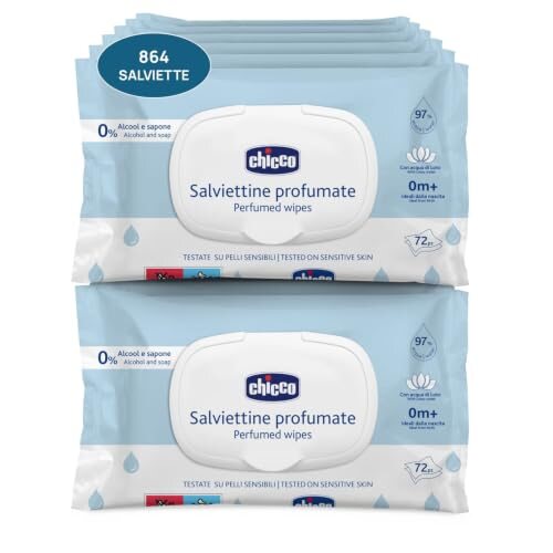 Chicco șervețele multifuncționale pentru bebeluși 864 buc.