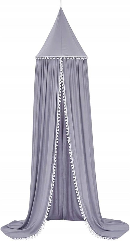 BALDACHIM voor frame met pompons 240cm