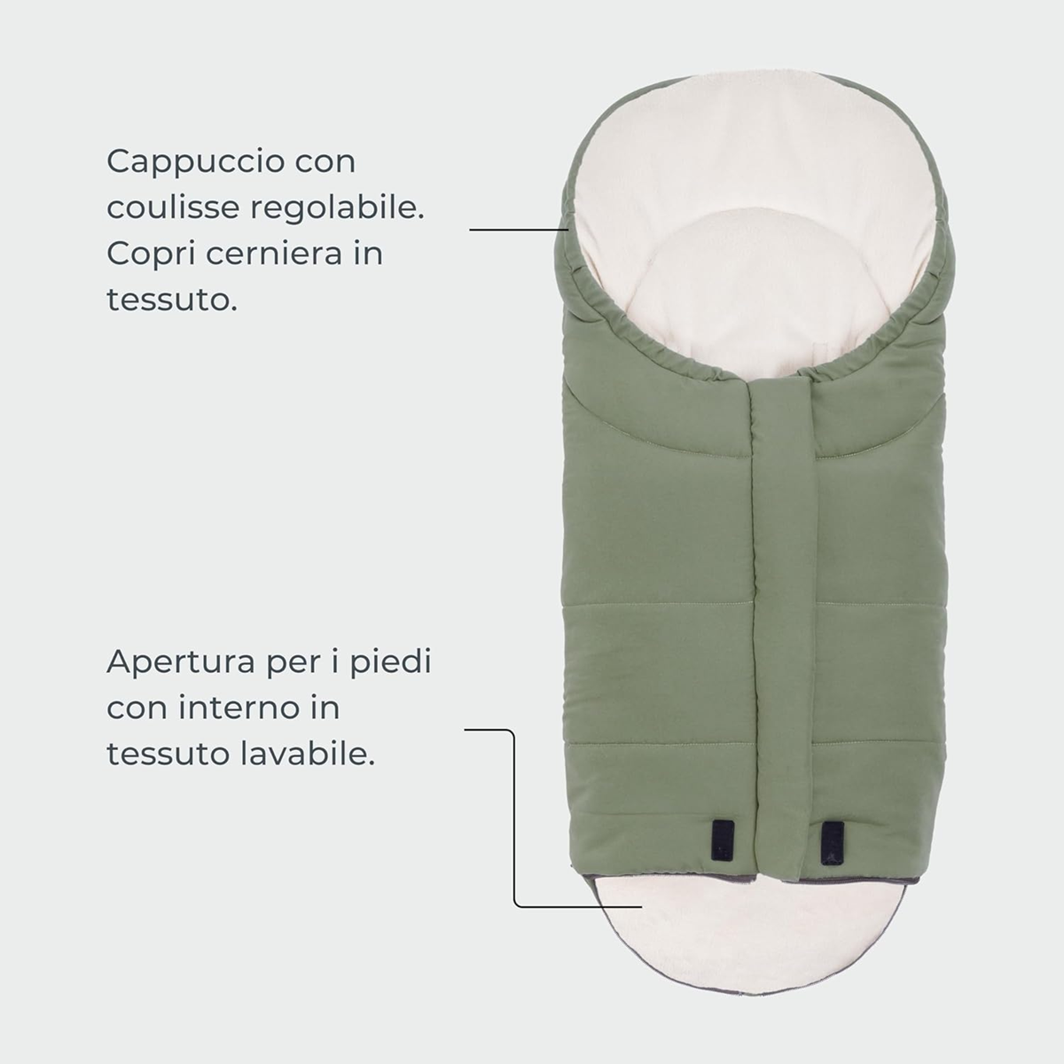 MOOVO NUVITA universele wiegspindel 0-6 maanden 80cm